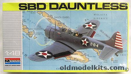 Monogram 1/48 Douglas SBD Dauntless Dive Bomber, 5212 plastic model kit
